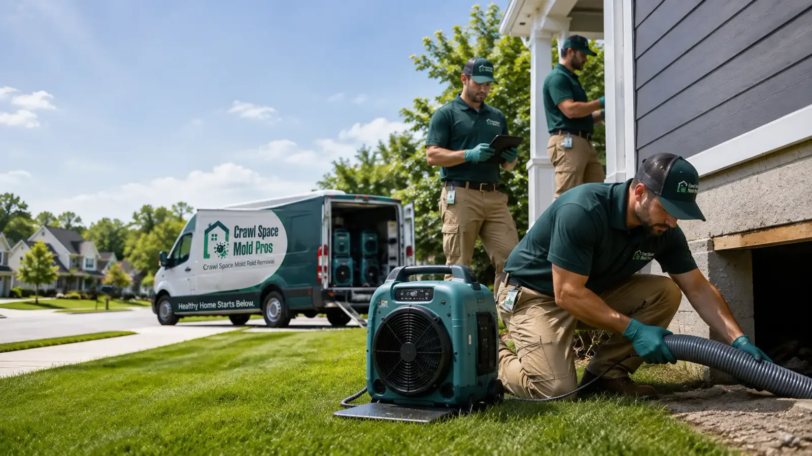 Crawl Space Mold Removal in Waynesfield, OH